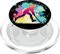 Hockey sobre césped, gráfico de Hockey sobre césped, para niñas y Mujeres PopSockets PopGrip para MagSafe