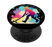 Hockey sobre césped | para niñas y Mujeres, gráfico de Hockey sobre césped PopSockets PopGrip Adhesivo
