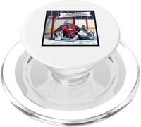 Hockey sobre hielo Bad Goalie Chirp Más excusas que ahorra gráfico PopSockets PopGrip para MagSafe