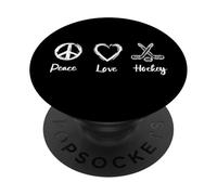 Hockey sobre Hielo Love Pista de Hockey sobre Hielo PopSockets PopGrip Adhesivo