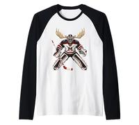 Hockey sobre Hielo para Aficionados al Hockey sobre Hielo Camiseta Manga Raglan