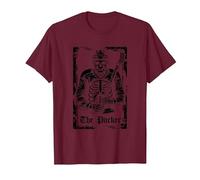 Hockey sobre Hielo Stick - Equipo Jugador Patinador Camiseta, Hombre, Granate, XXL