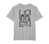 Hockey sobre Hielo Stick - Equipo Jugador Patinador Camiseta, Hombre Tallas Grandes, Gris Jaspeado, 2X Alto