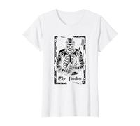 Hockey sobre Hielo Stick - Equipo Jugador Patinador Camiseta, Mujer, Blanco, XL