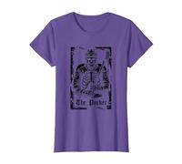 Hockey sobre Hielo Stick - Equipo Jugador Patinador Camiseta, Mujer, Morado Jaspeado, M