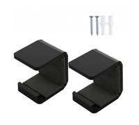 Hockey Stick Wall Mount - 4.3x4x3.3cm Horizontal Gear Hanger | 2 Pieces Hockey Stick Display Holder With Anti-Scratch Pad | Horizontal Display Rack For Ĥockey Sticks, Room Garage Sports Equipment Gear