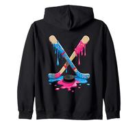 Hockey Sticks Ice Cream Sprinkle Drip Sport Boy Youth Player Sudadera con Capucha