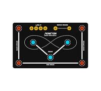 Hockey Trainig Mat - Non-Slip Stickhandling Pad | Hockey Practice Equipment, Non-Slip Footwork Dribbling Pad For Indoor Outdoor All Ages Adults Professionals Enthusiasts Beginners