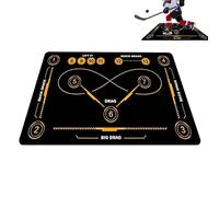 Hockey Training Mat For Agility Drills | Diatom Mud Material, 2.5MM Thick, 50x80cm | Anti-Slip Shock Absorbing Mat For & Stickhandling | Portable Practice Fîor Home, Gym & Ice Hockey