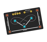 Hockey Training Mats | 80 * 120cm Anti-Slip Silent Agility Pad | Hockey Training Equipment for Indoor Outdoor Gym Field Playground Floor Kids Boys Girls