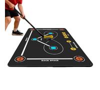 Hockey Training Mats - 80x120cm Anti Slip Silent Agility Pad, Practice surfac for Stick Handling Drills | Training Equipment for Indoor Outdoor Gym Field | Skill Development for Teenagers Kids Boys G