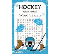 Hockey Winter Themed Word Search Puzzle Book: Easy to Read Print, 50+ Puzzles, 6x9 inches, 110 pages.... Gift for Relaxation, Holidays and Vacation