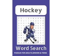 Hockey word search book: Word search puzzle about hockey, sport , gameplay and more. (6x9 inches 50+ puzzles) great for vacation, holidays and hockey fans.