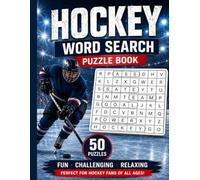 Hockey Word Search Large Print for Adults & Seniors: 50 Easy-to-Read Puzzles with Solutions, Fun Hockey Vocabulary for Fans, Coaches, and Enthusiasts (US Sports Word Search)