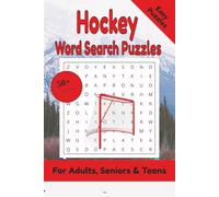 Hockey Word Search Puzzle: 50+ Puzzles Word Search Easy to Read about Hockey and More | 6x9 inches, 110 pages | Gift for Hockey & Sports Lover