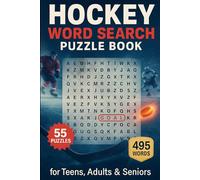 Hockey Word Search Puzzle Book: for Teens, Adults & Seniors