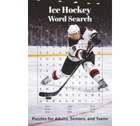 Hockey Word Search Puzzle Book: Word Search Book with Easy to Read Print about Ice Hockey, Hockey Players, Hockey Games, Hockey Terms & More | 6x9 ... Road Trip, Holidays and Stocking Stuffer