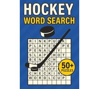 Hockey Word Search Puzzle Book: Word Search with Easy to Read about Football, Athletes, Sports, and more [6x9 inches, 110 pages] 50+ puzzle....a Gift for Vacations, Holidays, and Free Times