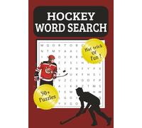 Hockey Word Search Puzzle Book: Word Searches with Easy to Read Print about hockey , skating rink and More | 6x9 inches , 110 Pages | 50+ Puzzles ... Gifts for Vacations , Holidays and Free Times