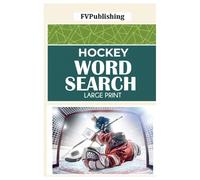 Hockey Word Search Puzzle: Large Print Hockey Word Search Puzzle Book | Perfect Gift for Hockey Lovers and Sports Fans (Word Search Books)
