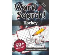 Hockey Word Search: Words and Definitions of Hockey: Word Puzzle Book | 110+ pages | 50+ puzzles | 6x9 | Drop the Puck! Easy to Find! (Learning)
