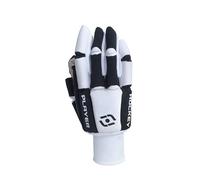 HockeyPlayer L'Estel Skates Par de Guantes Modelo Anatomic Air Ultraligeros - Tejido Lavable - Admite Secadora (Negro/Blanco, Junior/M-L)