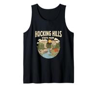Hocking Hills State Park Ohio Cascada Forest Camping Camiseta sin Mangas
