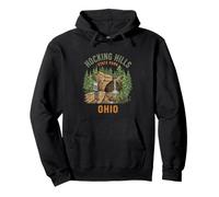 Hocking Hills State Park Ohio Senderismo Camping Retro Al Aire Libre Sudadera con Capucha