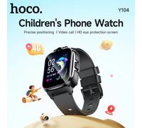 HOCO 1,6 pulgadas 2.5D HD pantalla táctil 4G niños teléfono reloj LBS GPS WIFI posicionamiento chico reloj inteligente soporte GSM WCDMA red FDD Sky Blue
