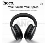 HOCO ANC Reducción de Ruido Auriculares Inalámbricos Bluetooth 5.4 Audio HiFi Modo EQ Soporte Aplicación Control Música Deportes Auriculares 500mAh Silvery
