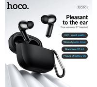 HOCO EQ30 NUEVOS Auriculares Inalámbricos Bluetooth 6.0, Auriculares Deportivos Intrauditivos, Sonido HiFi Estéreo, con Estuche y Micrófono para Llamadas Telefónicas BLANCO