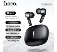 HOCO EQ34 Plus ANC auriculares Bluetooth 5,4 con reducción de ruido auriculares inalámbricos en el oído auriculares estéreo de alto sonido para exteriores Control por aplicación BLANCO