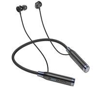 HOCO ES62 - Bonitos Auriculares Bluetooth Deportivos para Colgar el Cuello, Bluetooth V5.3, Tiempo de Uso: hasta 120 Horas, Tiempo en Espera: hasta 1200 Horas, Compatible con iPhone, Samsung, OnePlus