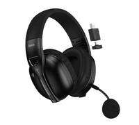 hoco. W114 Auriculares Gaming Inalámbricos 4 en 1 - Bluetooth 5.4, 2.4GHz Sin Latencia y Cable 3.5mm para PC, PS5, Switch y Móvil con Micrófono Omnidireccional y 30H de Batería