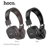 HOCO W56 Over-ear Bluetooth V5.4 auriculares juego música deportes auriculares soporte AUX auriculares plegables para teléfono móvil Android IOS Negro