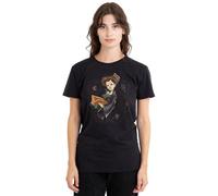 Hocus Pocus 2 Winifred Sanderson Twist The Bones Spell Ladies T Shirt, Black Camiseta, Negro, S para Mujer