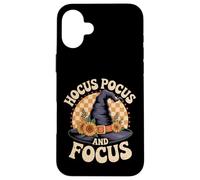 Hocus Pocus and Focus Diseño de Halloween Carcasa para iPhone 16 Plus