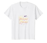 Hocus Pocus, Bruja mágica de Halloween, Camiseta, Niños, Blanco, 3 años