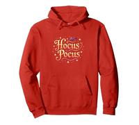 Hocus Pocus, Bruja mágica de Halloween, Sudadera con Capucha, Unisex para Adultos, Rojo, L
