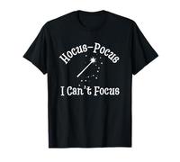 Hocus Pocus I Can't Focus Funny ADHD Witch Design Camiseta