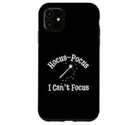 Hocus Pocus I Can't Focus Funny ADHD Witch Design Carcasa para iPhone 11