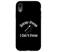 Hocus Pocus I Can't Focus Funny ADHD Witch Design Carcasa para iPhone XR