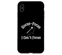 Hocus Pocus I Can't Focus Funny ADHD Witch Design Carcasa para iPhone XS MAX