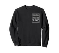 Hocus Pocus I Need Wine To Focus Bebedor de Vino Beber Vino Sudadera