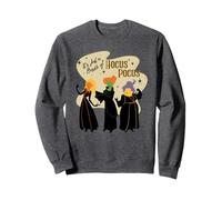 Hocus Pocus Just A Bunch Of Hocus Pocus Sanderson Sisters Sudadera, Unisex para adultos, Gris Jaspeado, XL