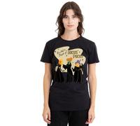 Hocus Pocus Just a Bunch of Sanderson Sisters Ladies T Shirt, Black Camiseta, Negro, XL para Mujer