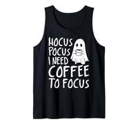 Hocus Pocus Necesito café para concentrarse Halloween Camiseta sin Mangas