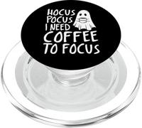 Hocus Pocus Necesito café para concentrarse Halloween PopSockets PopGrip para MagSafe