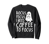Hocus Pocus Necesito café para concentrarse Halloween Sudadera