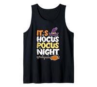 Hocus Pocus Noche Brujas Escoba BRU Camiseta sin Mangas